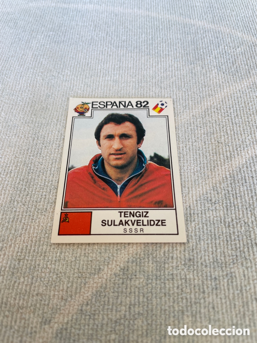 Cromos de f&uacute;tbol: ESPA&Ntilde;A 82 385 Tengiz Sulakvelidze