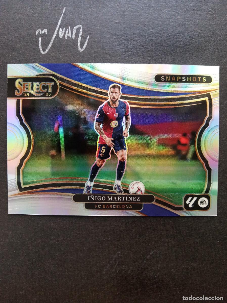 Cromos de f&uacute;tbol: N&ordm; 8 SNAPSHOTS PRIZM SILVER I&Ntilde;IGO MARTINEZ FC BARCELONA ⚽ PANINI &reg; SELECT FIFA 2024 2025 24 25 NUEVO
