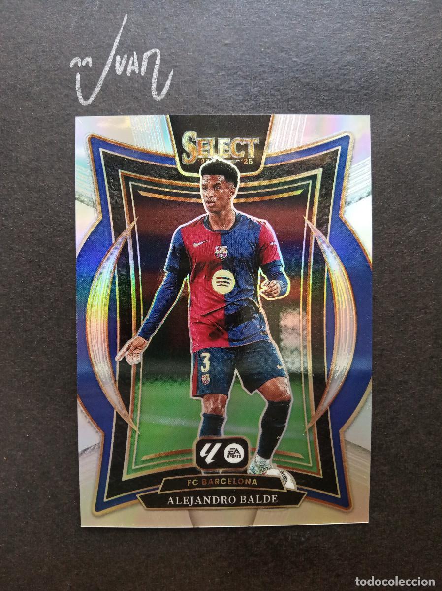 Cromos de f&uacute;tbol: N&ordm; 52 SILVER PRIZM ALEJANDRO BALDE FC BARCELONA ESPA&Ntilde;A ⚽ PANINI &reg; SELECT FIFA 2024 2025 24 25 NUEVO