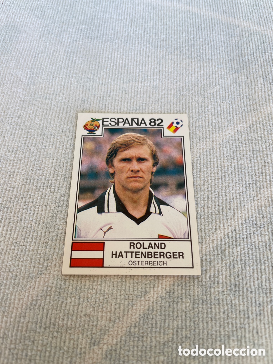 Cromos de f&uacute;tbol: ESPA&Ntilde;A 82 136 Roland Hattenberger