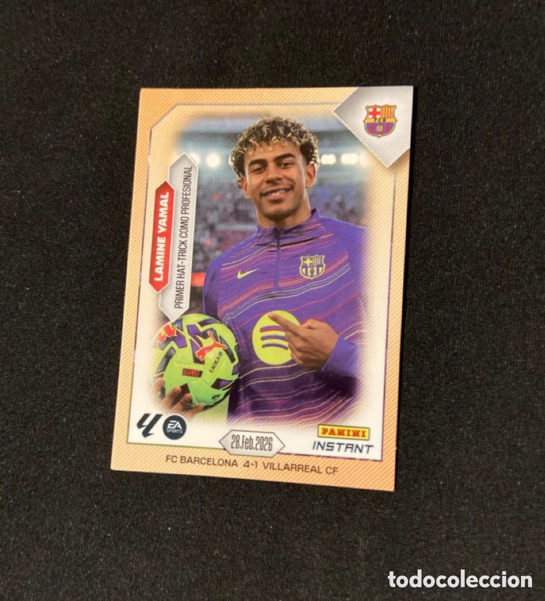 Figurine di Calcio: LAMINE YAMAL PANINI INSTANT HAT-TRICK BARCELONA