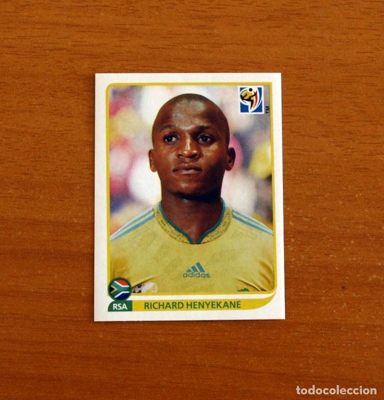 Cromos de f&uacute;tbol: Sudafrica -44 Richard Henyekane -Mundial South Africa 2010 FIFA World Cup-Editorial Panini-No Pegado