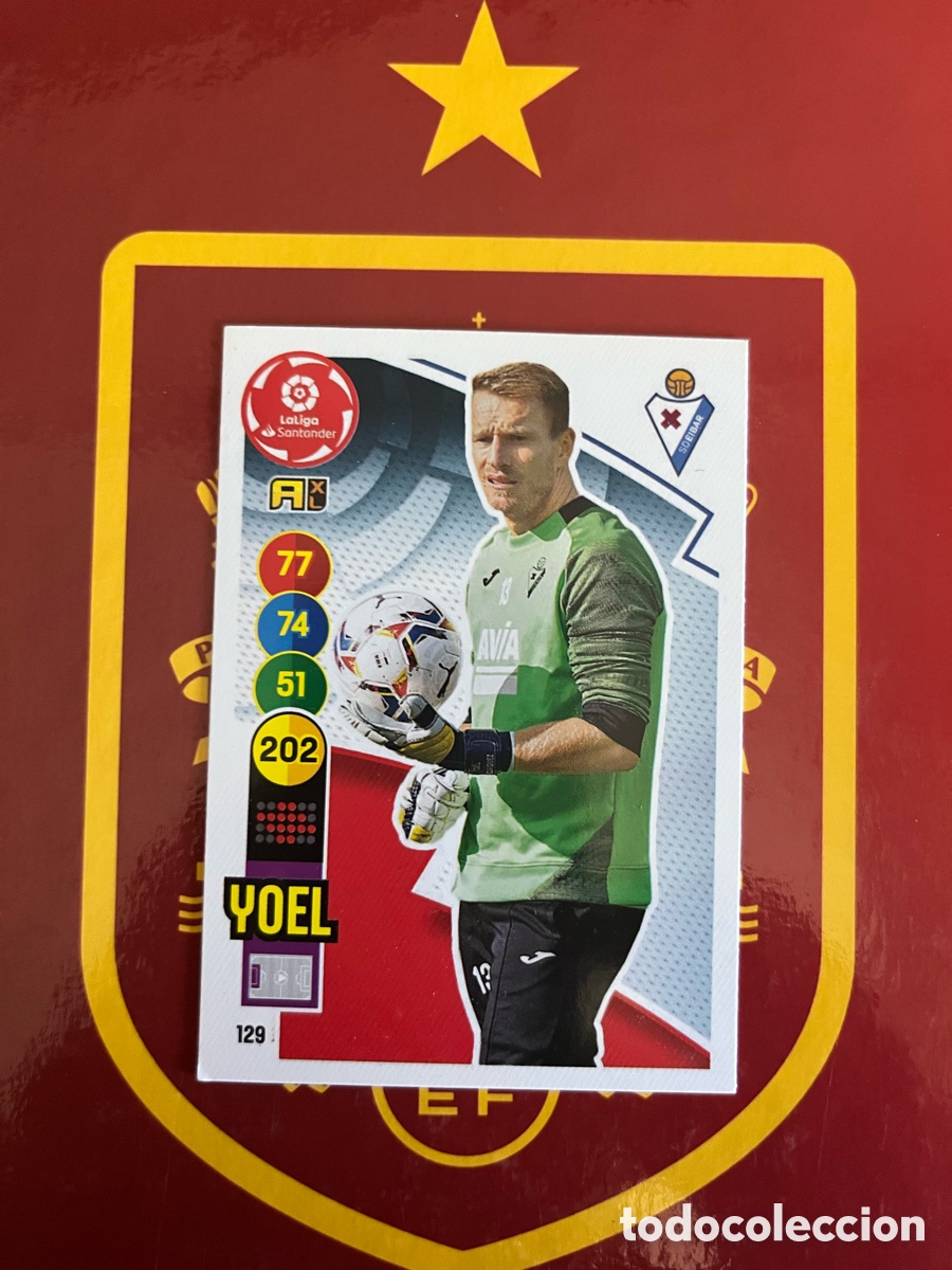 Fu&szlig;ball-Sticker: 129 YOEL ADRENALYN 2020 2021 20 21 EIBAR