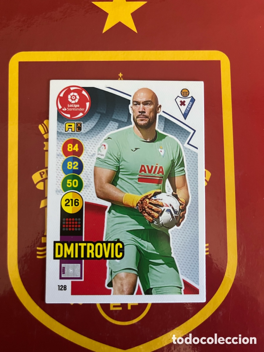 Fu&szlig;ball-Sticker: 128 DMITROVIC ADRENALYN 2020 2021 20 21 EIBAR