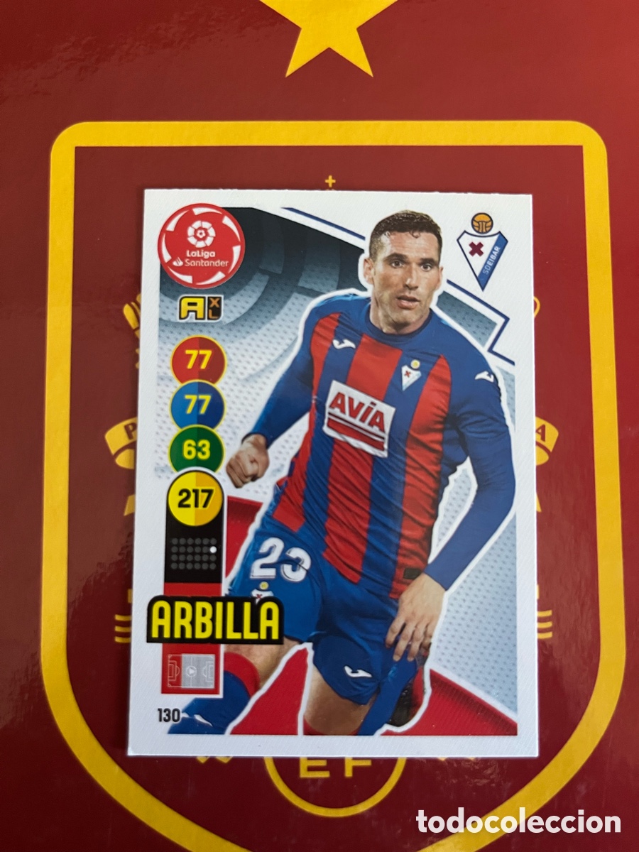 Fu&szlig;ball-Sticker: 130 ARBILLA ADRENALYN 2020 2021 20 21 EIBAR