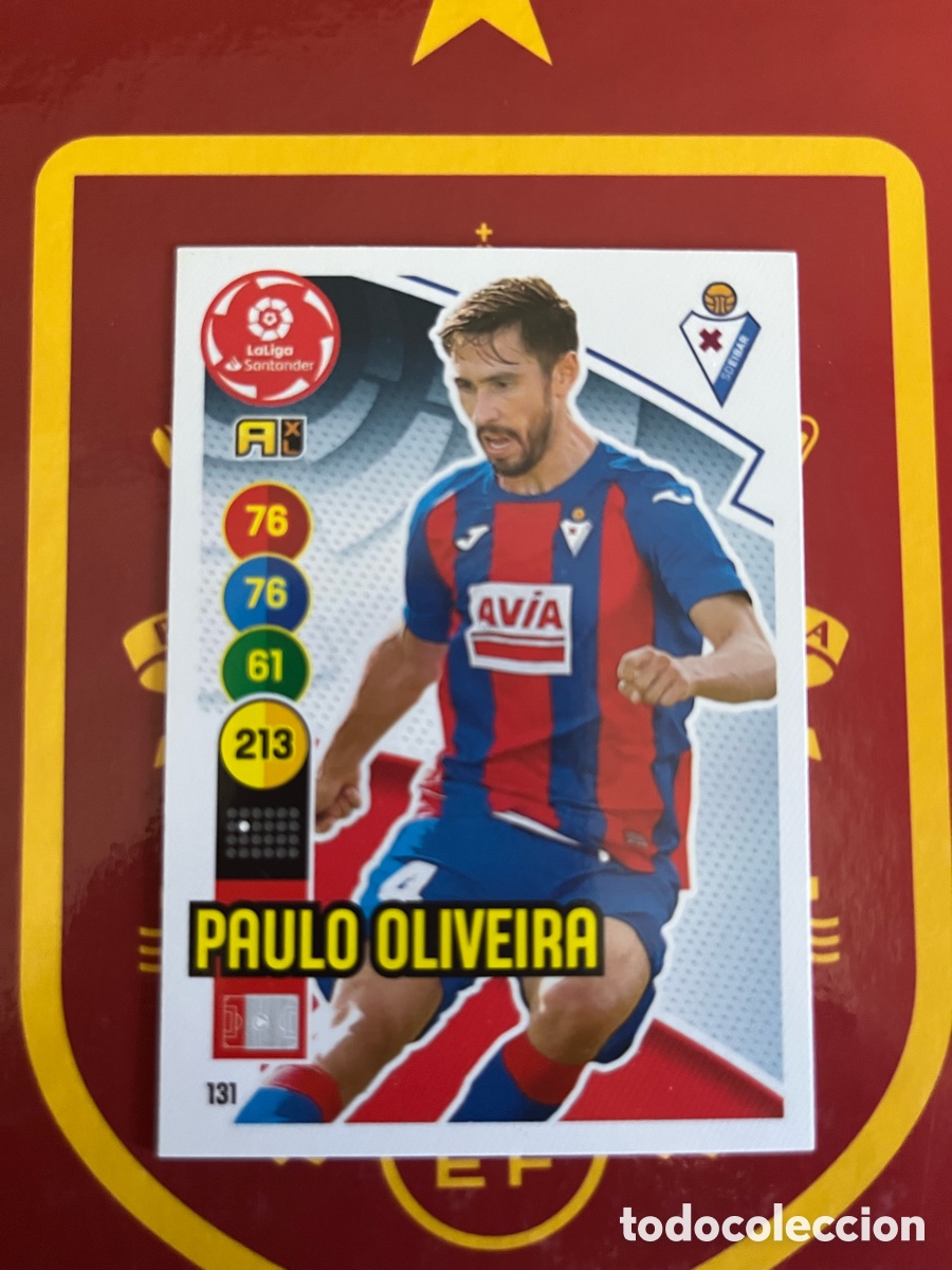 Cromos de Futebol: 131 PAULO OLIVEIRA ADRENALYN 2020 2021 20 21 EIBAR