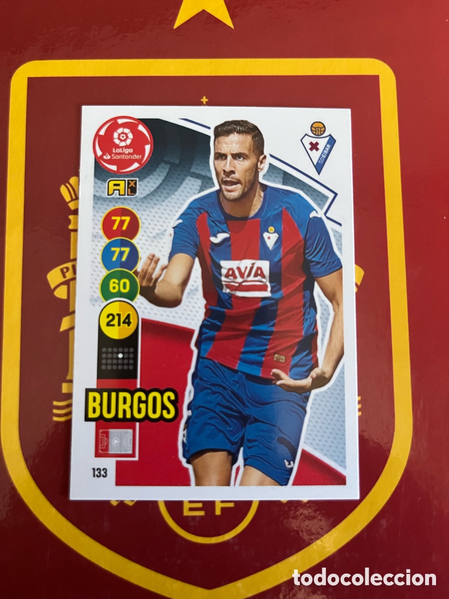Cromos de f&uacute;tbol: 133 BURGOS ADRENALYN 2020 2021 20 21 EIBAR
