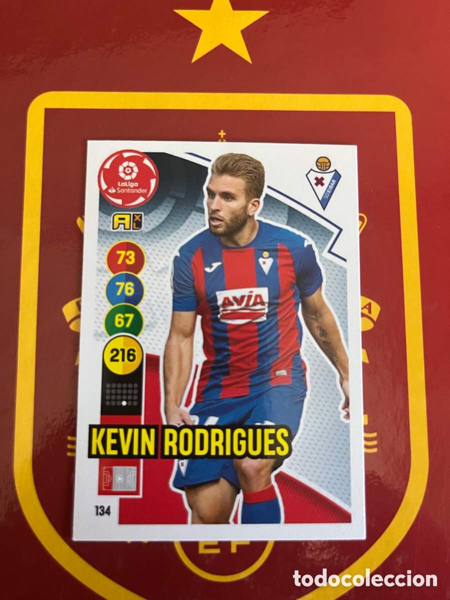 Cromos de f&uacute;tbol: 134 KEVIN RODRIGUES ADRENALYN 2020 2021 20 21 EIBAR