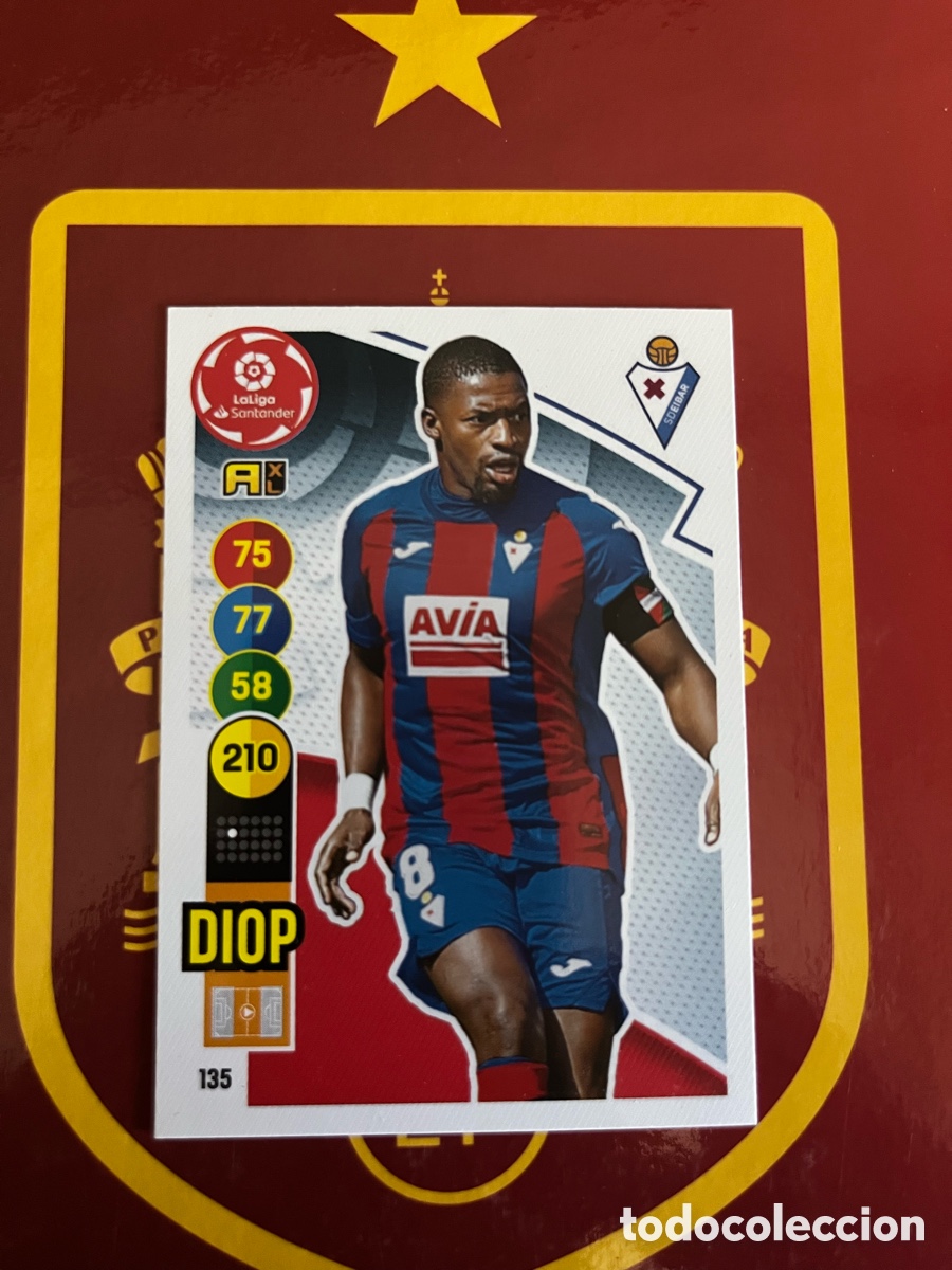 Cromos de f&uacute;tbol: 135 DIOP ADRENALYN 2020 2021 20 21 EIBAR