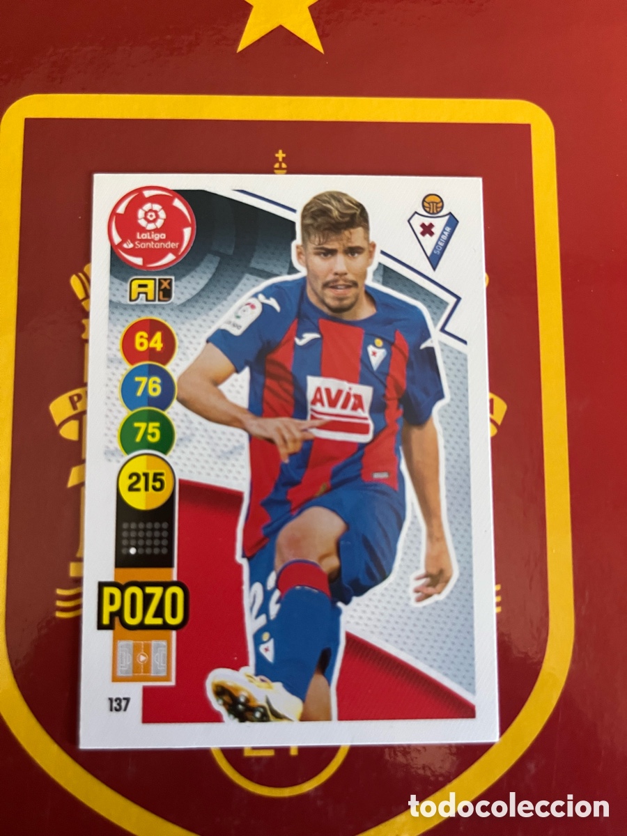 Cromos de f&uacute;tbol: 137 POZO ADRENALYN 2020 2021 20 21 EIBAR