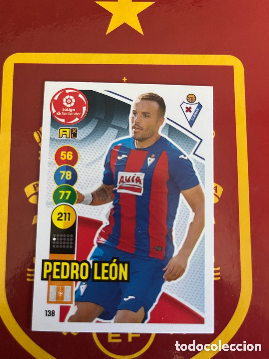 Cromos de f&uacute;tbol: 138 PEDRO LE&Oacute;N ADRENALYN 2020 2021 20 21 EIBAR