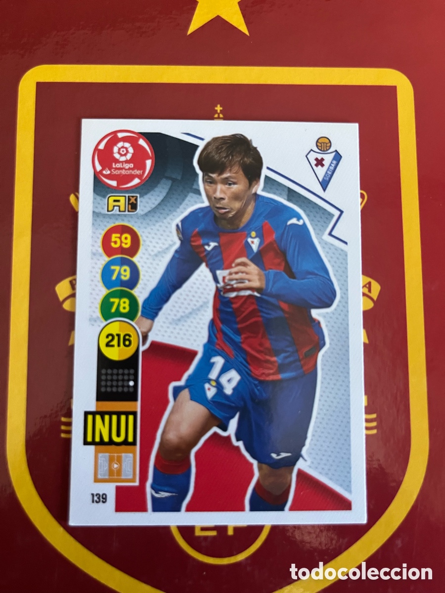 Cromos de f&uacute;tbol: 139 INUI ADRENALYN 2020 2021 20 21 EIBAR