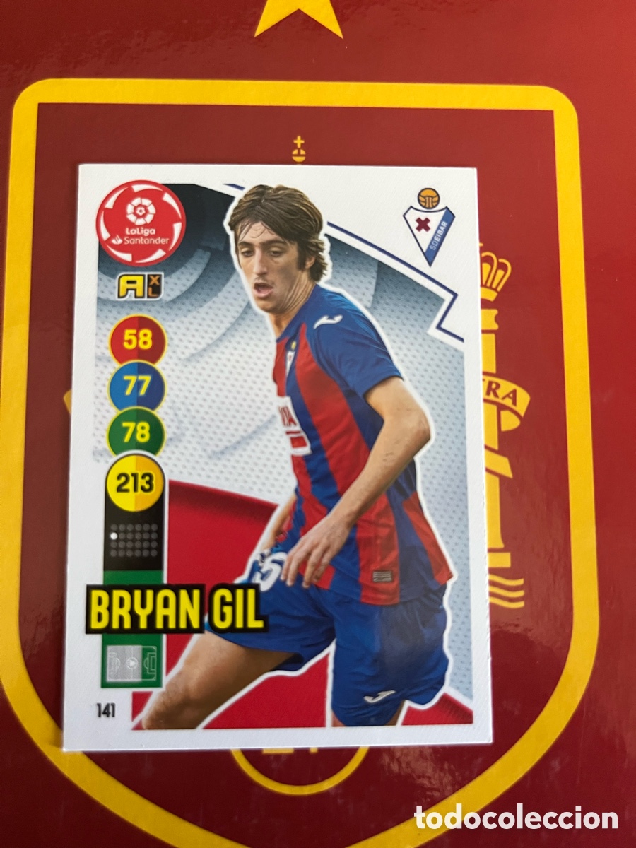 Cromos de Futebol: 141 BRYAN GIL ADRENALYN 2020 2021 20 21 EIBAR