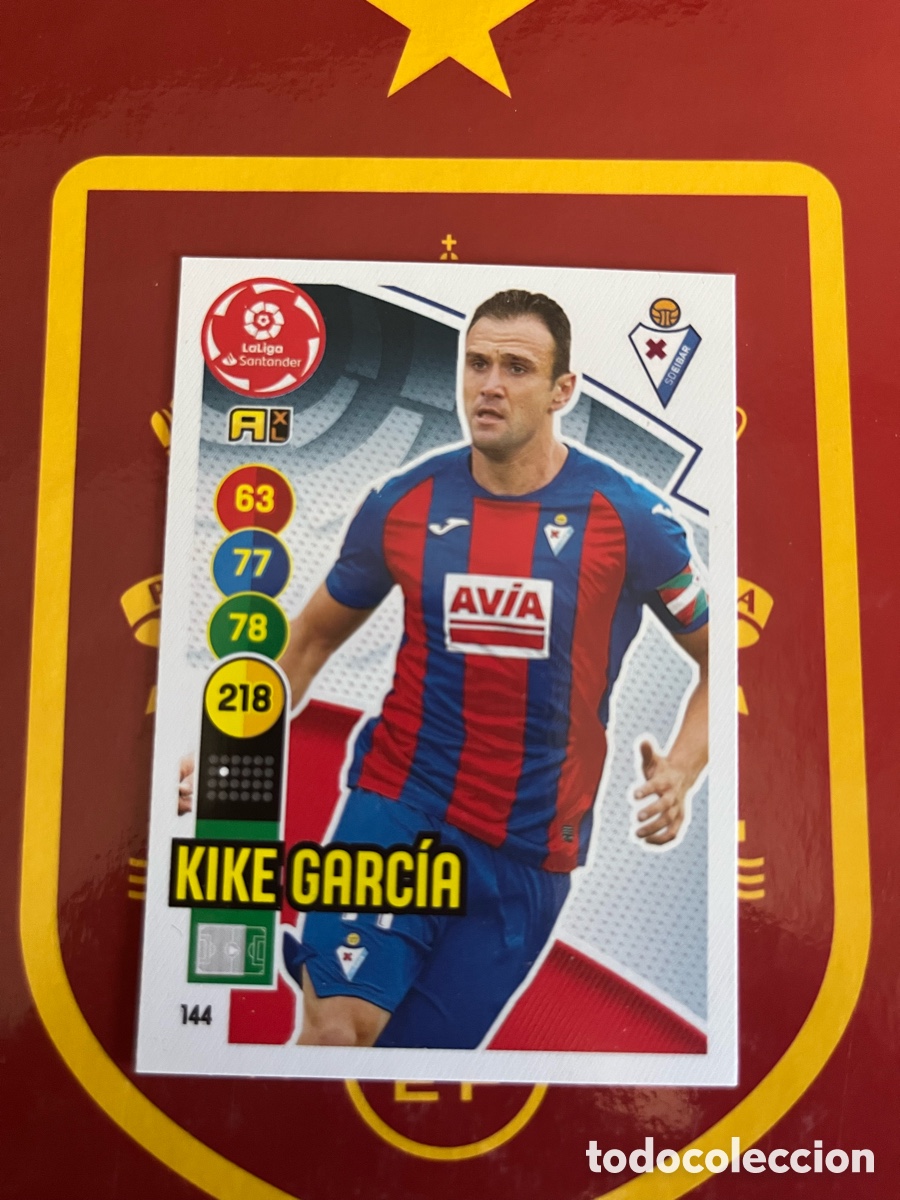 Fu&szlig;ball-Sticker: 144 KIKE GARC&Iacute;A ADRENALYN 2020 2021 20 21 EIBAR