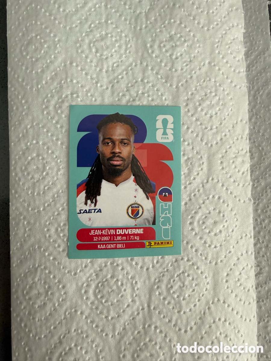 Cromos de f&uacute;tbol: HAI 5 HAI5 JEAN KEVIN DUVERNE HAITI PANINI FIFA MUNDIAL WORLD CUP 26 2026 STICKER