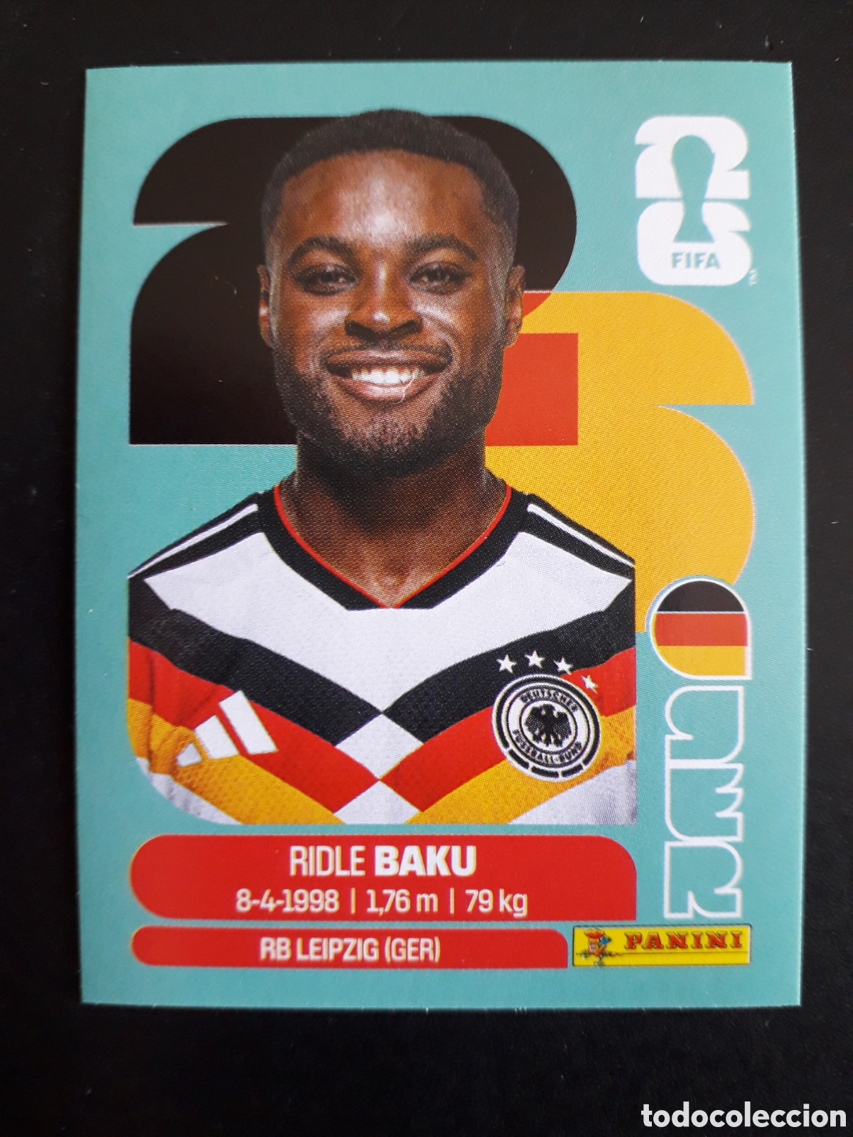 Fu&szlig;ball-Sticker: BAKU ALEMANIA GER 8 MUNDIAL F&Uacute;TBOL 2026 FIFA WORLD CUP PANINI SIN PEGAR PEDIDO M&Iacute;NIMO 3&euro;.