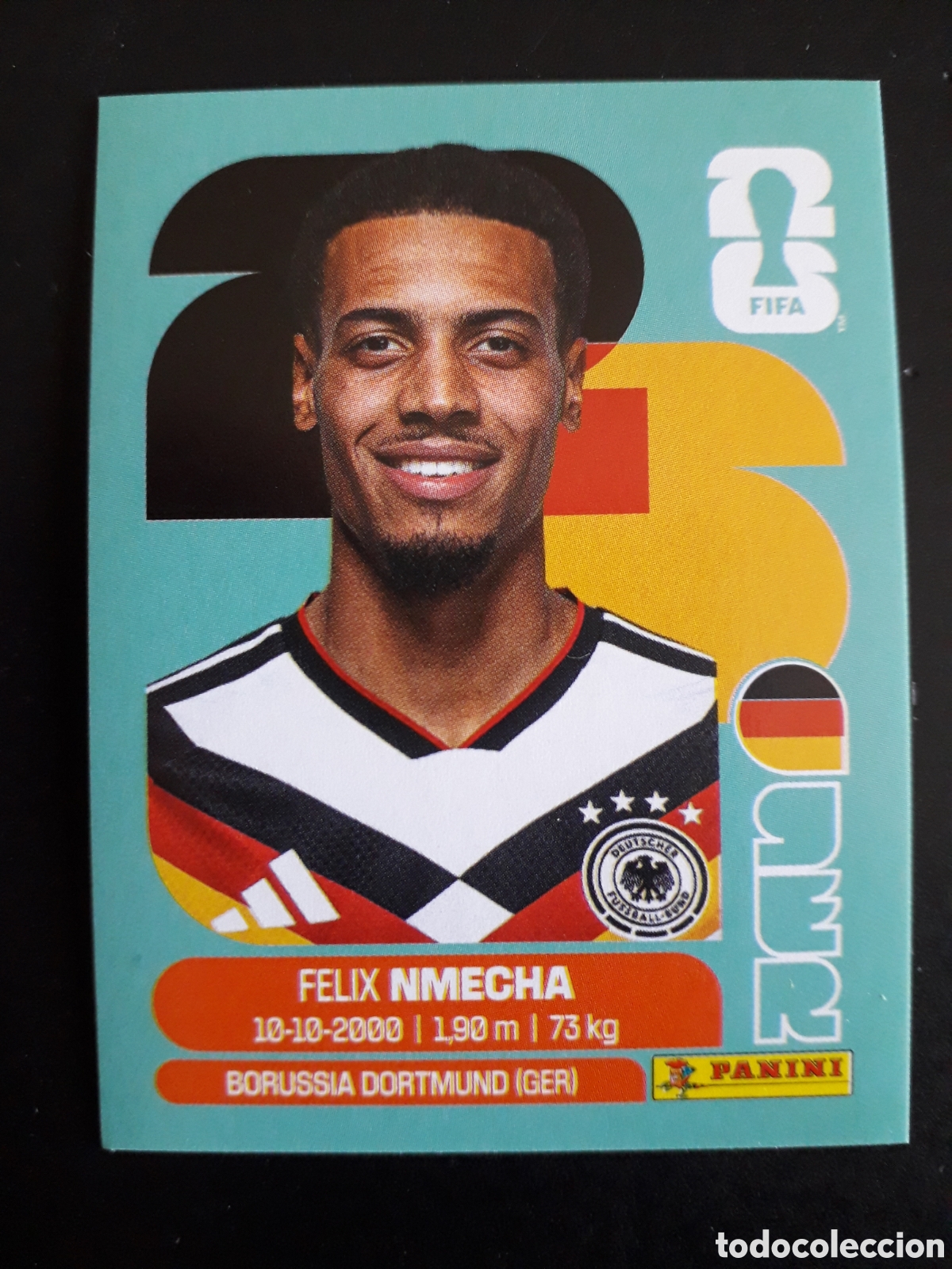 Fu&szlig;ball-Sticker: NMECHA ALEMANIA GER 12 MUNDIAL F&Uacute;TBOL 2026 FIFA WORLD CUP PANINI SIN PEGAR PEDIDO M&Iacute;NIMO 3&euro;