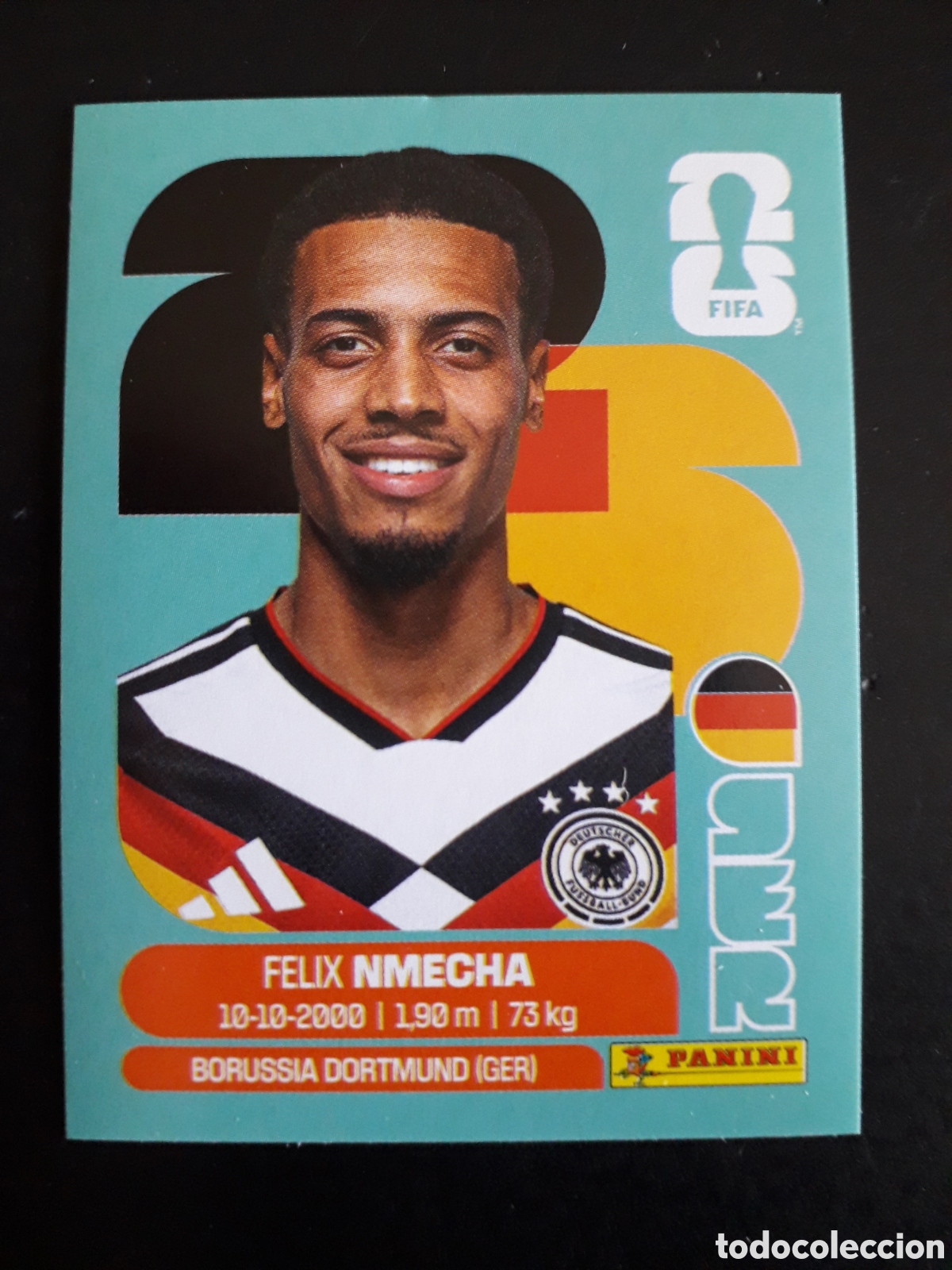 Fu&szlig;ball-Sticker: NMECHA ALEMANIA GER 12 MUNDIAL F&Uacute;TBOL 2026 FIFA WORLD CUP PANINI SIN PEGAR PEDIDO M&Iacute;NIMO 3&euro;