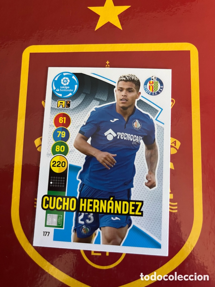 Football Stickers: 177 CUCHO HERN&Aacute;NDEZ ADRENALYN 2020 2021 20 21 GETAFE