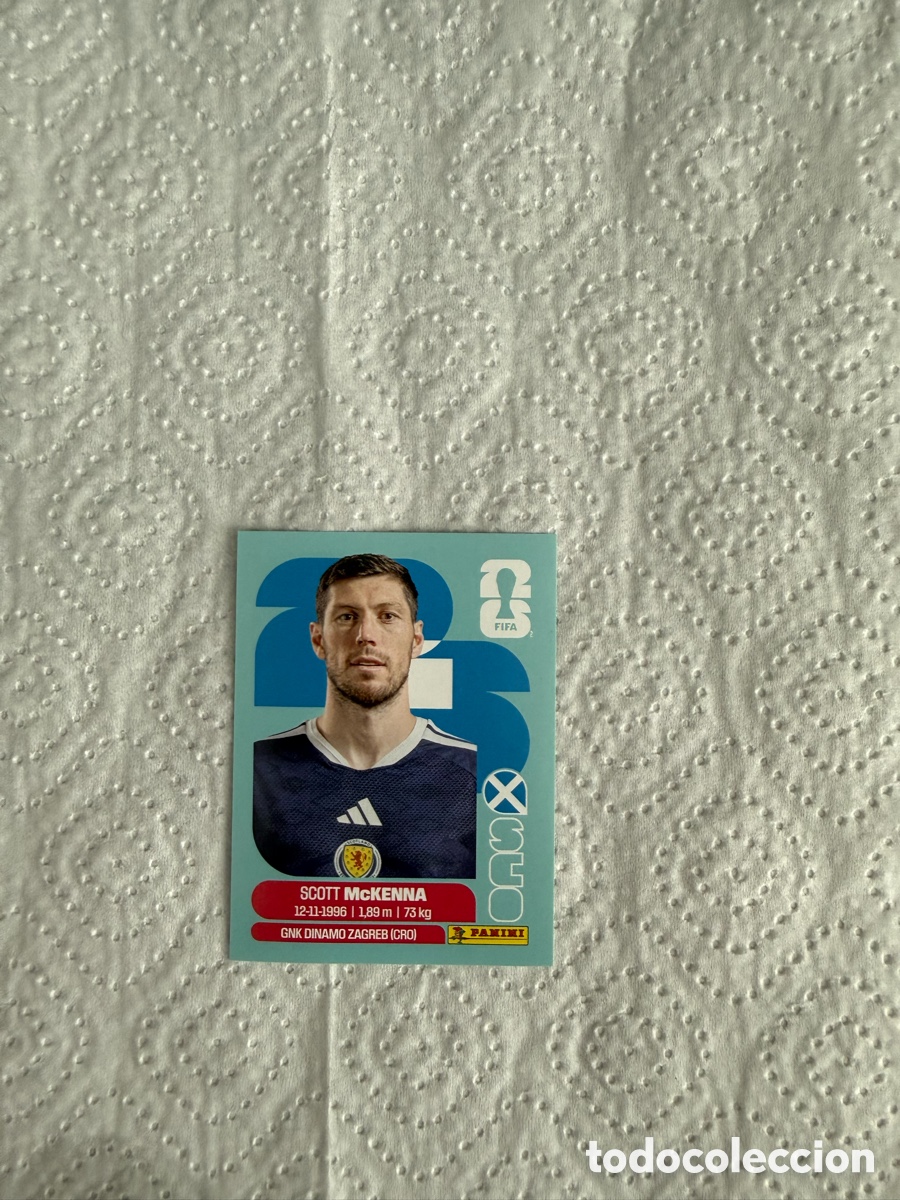Figurine di Calcio: McKENNA ESCOCIA SCO 7 MUNDIAL F&Uacute;TBOL 2026 FIFA WORLD CUP PANINI SIN PEGAR