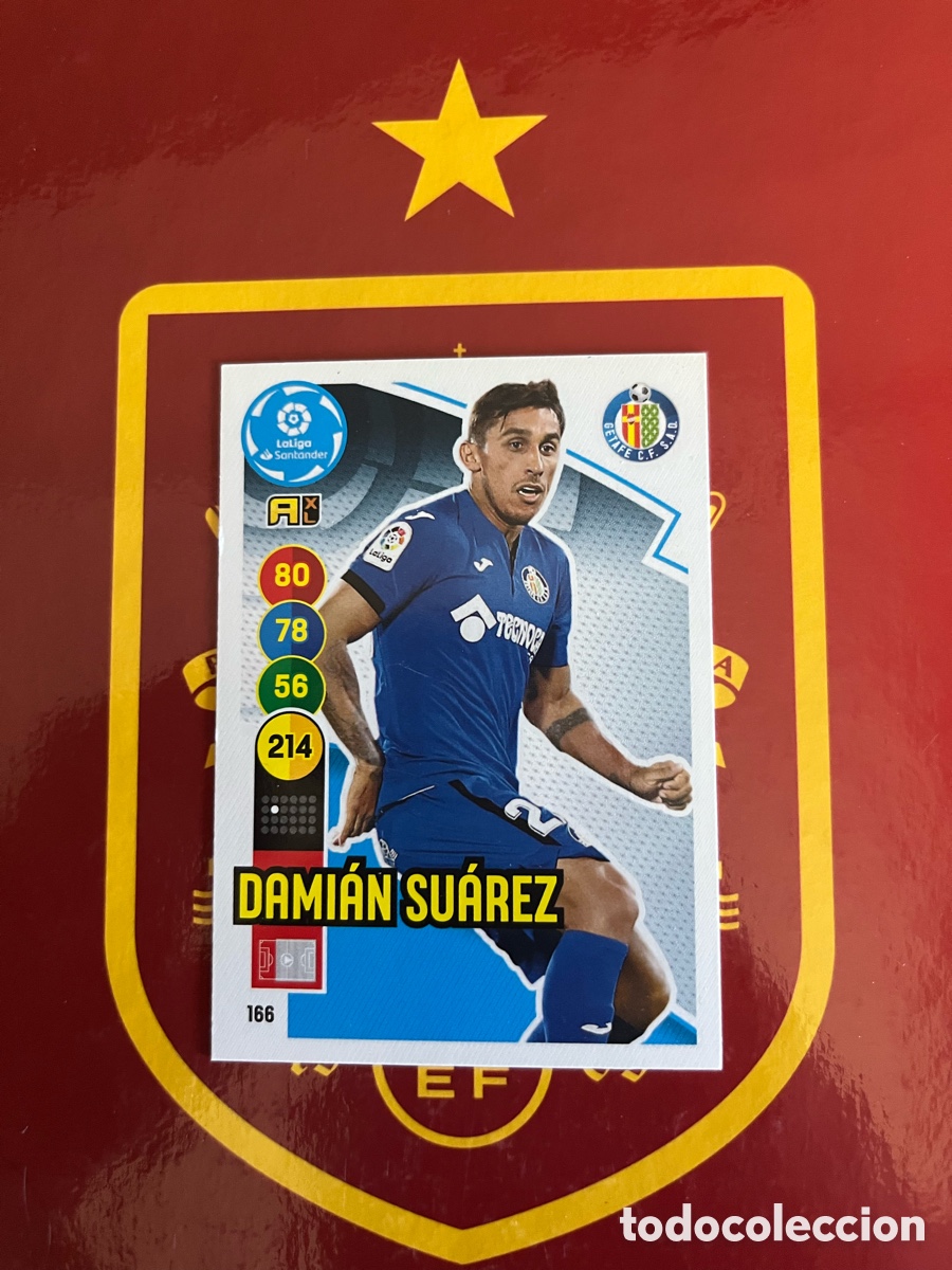 Cromos de Futebol: 166 DAMI&Aacute;N SU&Aacute;REZ ADRENALYN 2020 2021 20 21 GETAFE