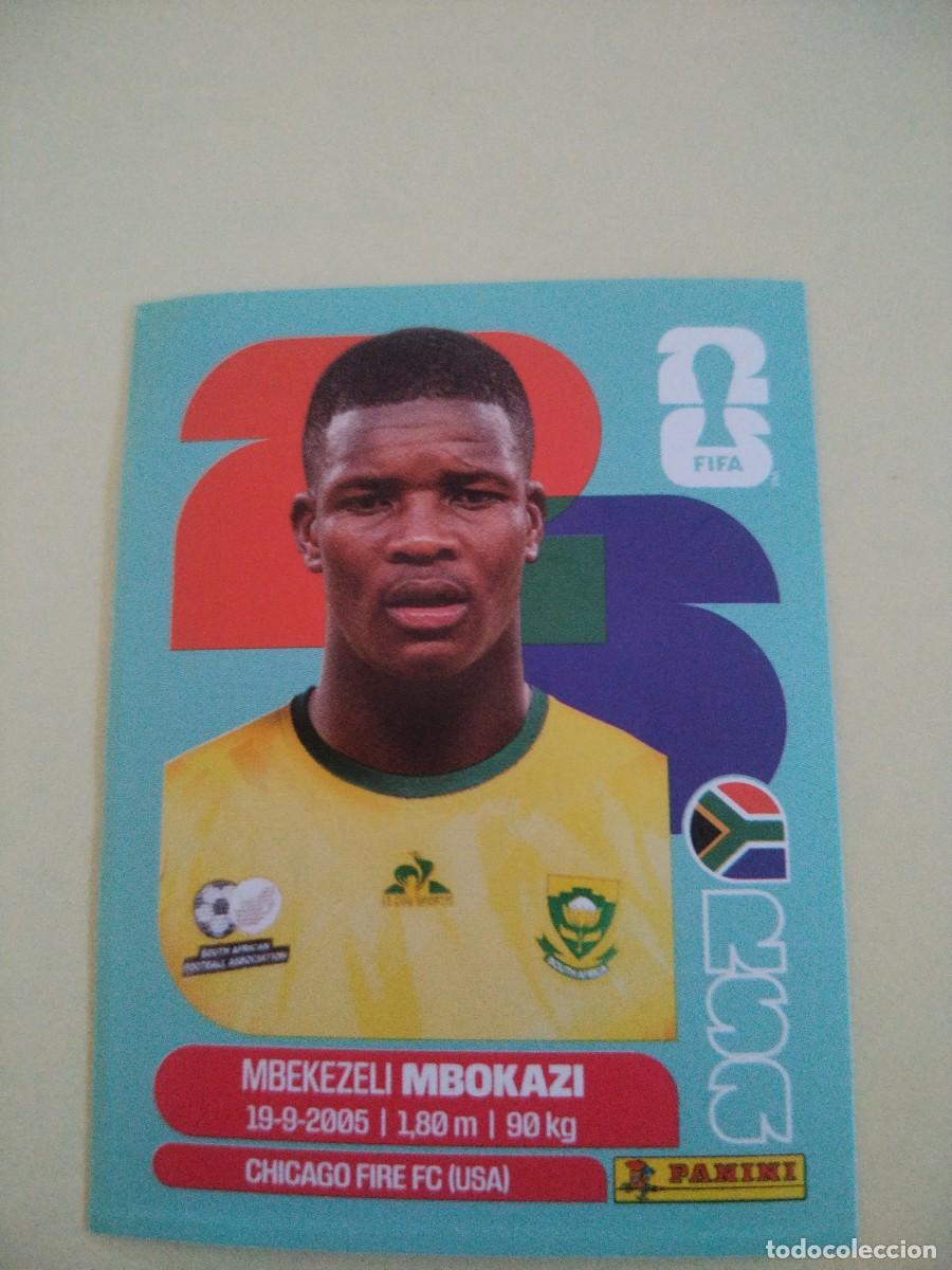 Cromos de f&uacute;tbol: CROMO MUNDIAL 2026 - SUDAFRICA RSA 6