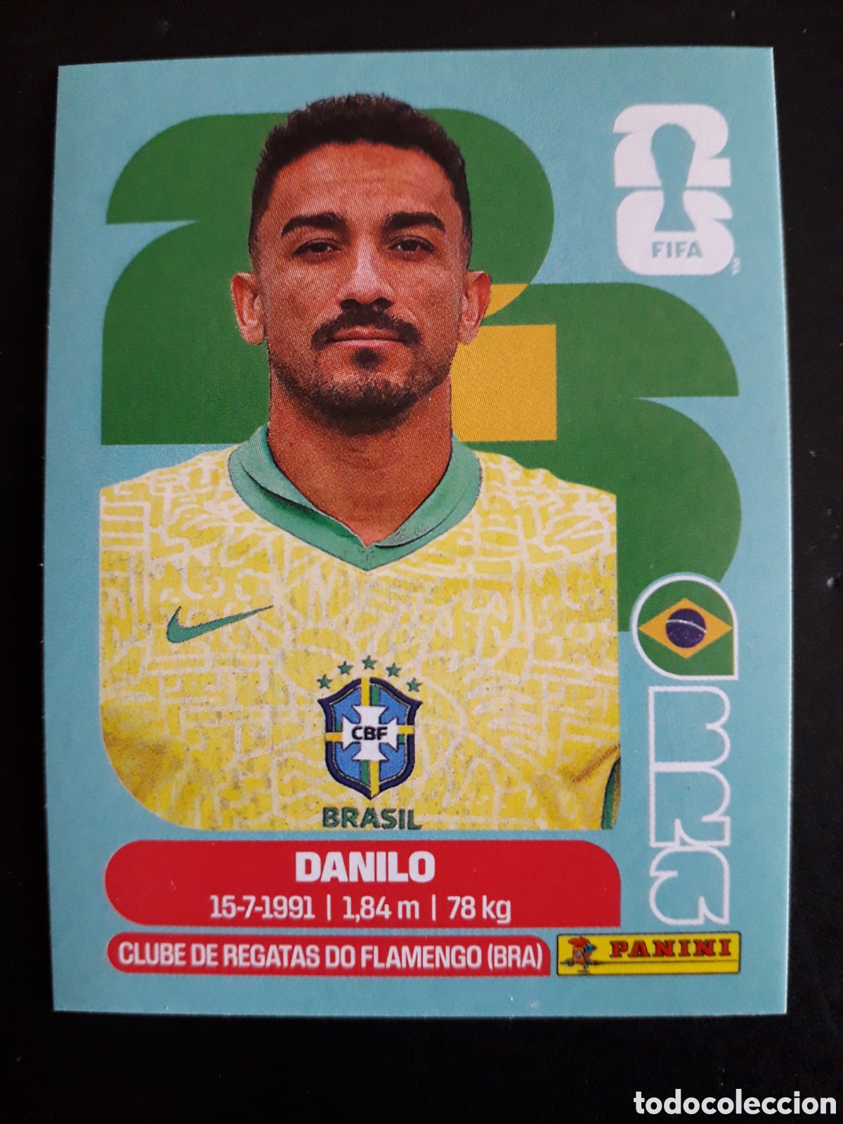Cromos de Futebol: DANILO BRASIL BRA 7 MUNDIAL F&Uacute;TBOL 2026 FIFA WORLD CUP PANINI SIN PEGAR PEDIDO M&Iacute;NIMO 3&euro;
