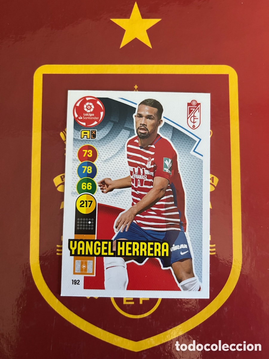 Cromos de f&uacute;tbol: 192 YANGEL HERRERA ADRENALYN 2020 2021 20 21 GRANADA CF