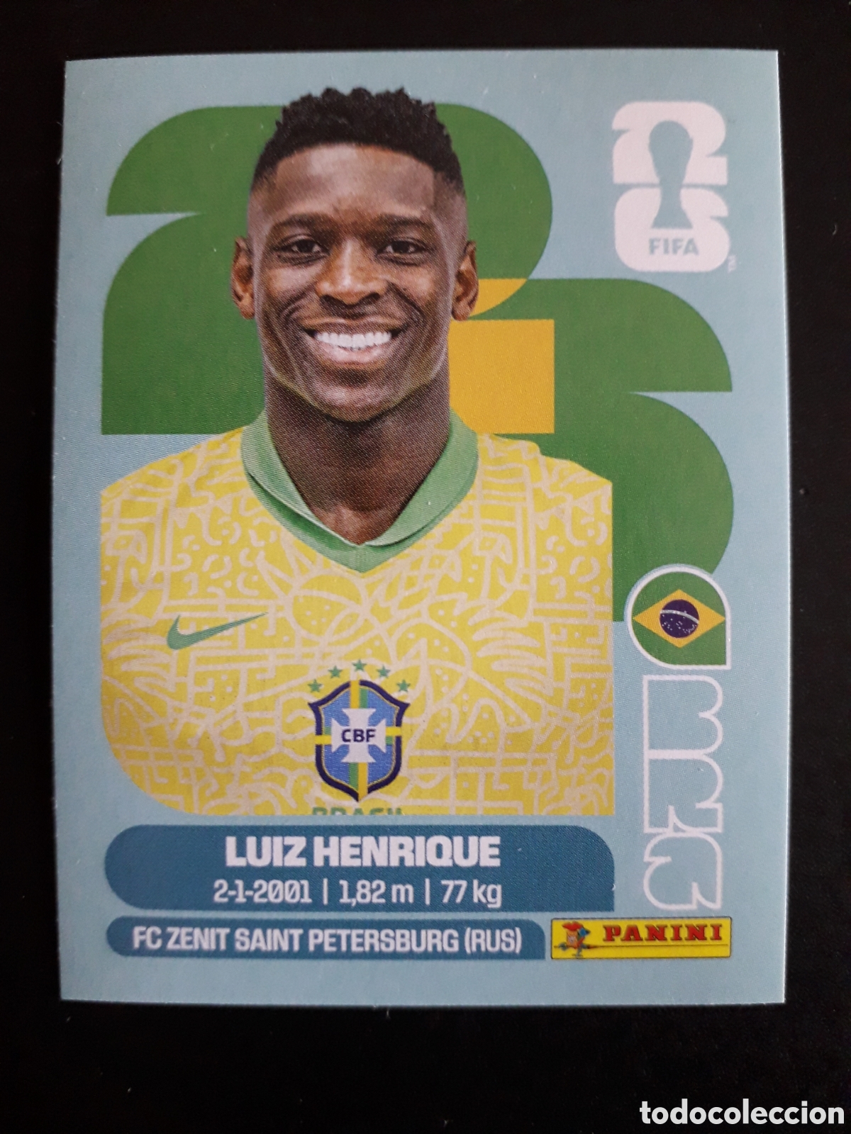 Cromos de f&uacute;tbol: LUIZ ENRIQUE BRASIL BRA 12 MUNDIAL F&Uacute;TBOL 2026 FIFA WORLD CUP PANINI SIN PEGAR PEDIDO M&Iacute;NIMO 3&euro;