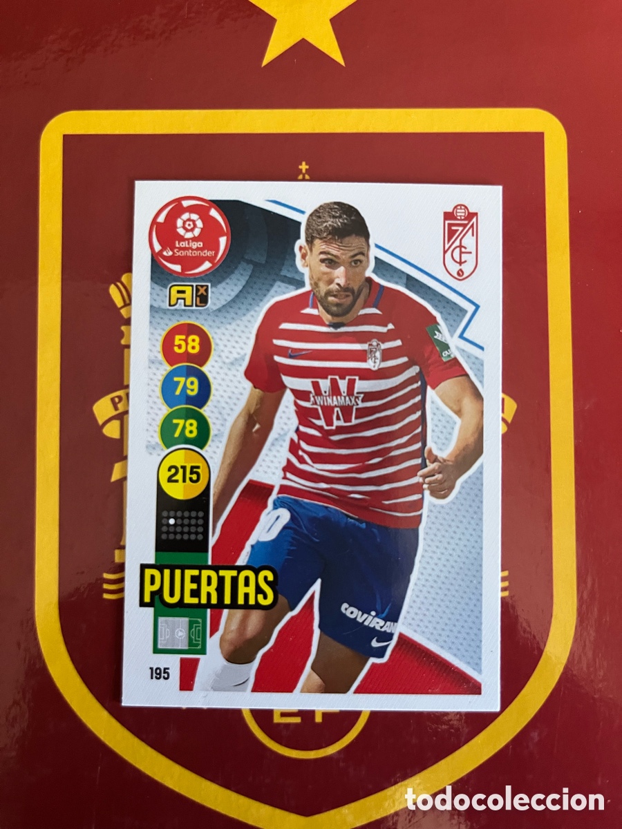 Cromos de f&uacute;tbol: 195 PUERTAS ADRENALYN 2020 2021 20 21 GRANADA CF