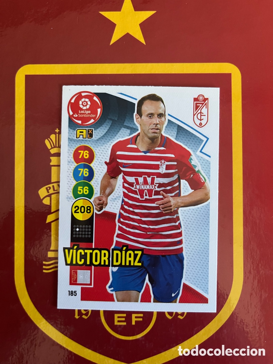 Cromos de f&uacute;tbol: 185 V&Iacute;CTOR D&Iacute;AZ ADRENALYN 2020 2021 20 21 GRANADA CF