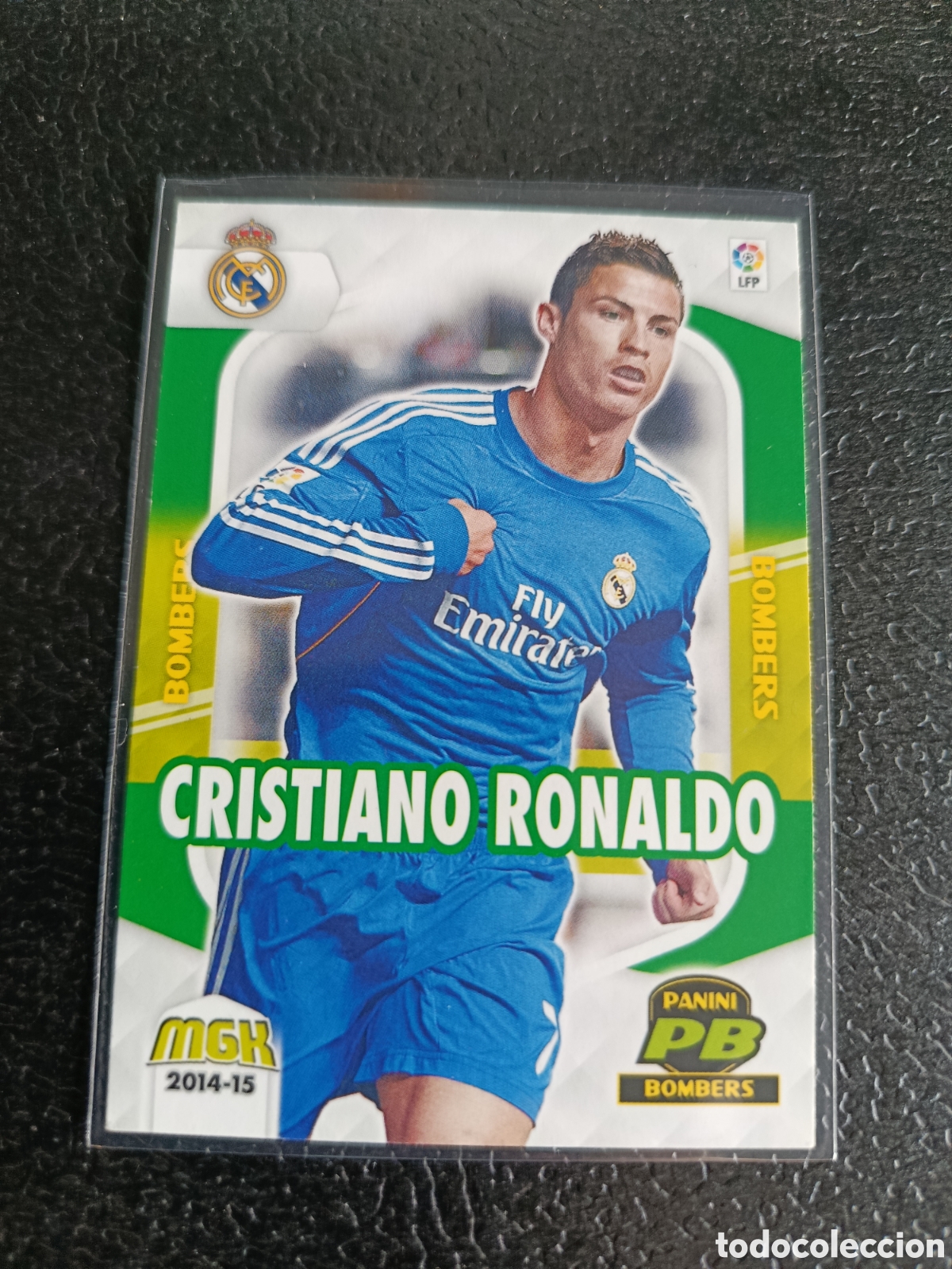 Cromos de f&uacute;tbol: CRISTIANO RONALDO MEGACRACKS 2014 2015 MGK 14 15 ALBUM PANINI LIGA N 412 REAL MADRID BOMBERS