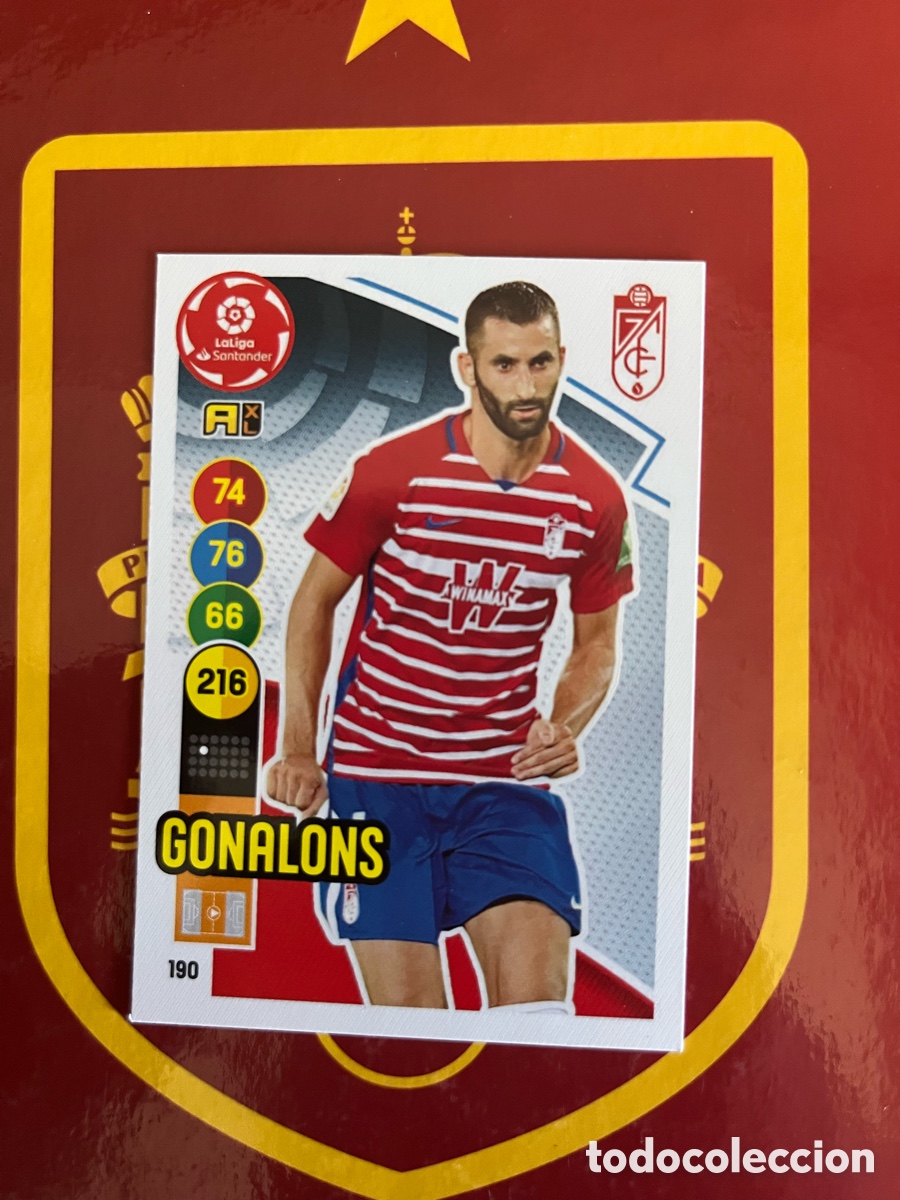 Cromos de f&uacute;tbol: 190 GONALONS ADRENALYN 2020 2021 20 21 GRANADA CF