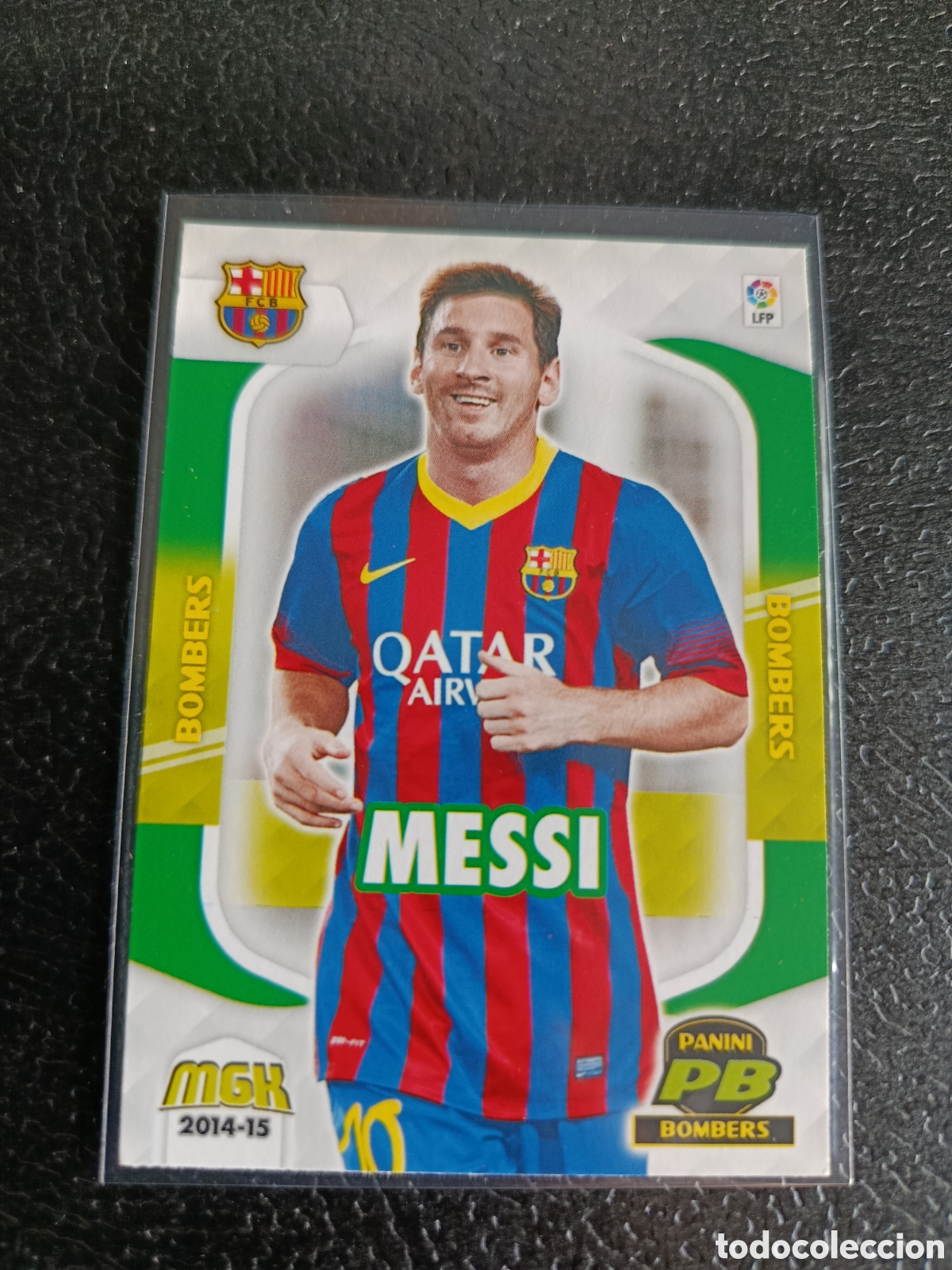 Cromos de f&uacute;tbol: MESSI N&ordm; 417 BOMBERS (F.C BARCELONA) MEGACRACKS 2014 2015 14 15 PANINI CARD LIGA F&Uacute;TBOL MGK BAR&Ccedil;A