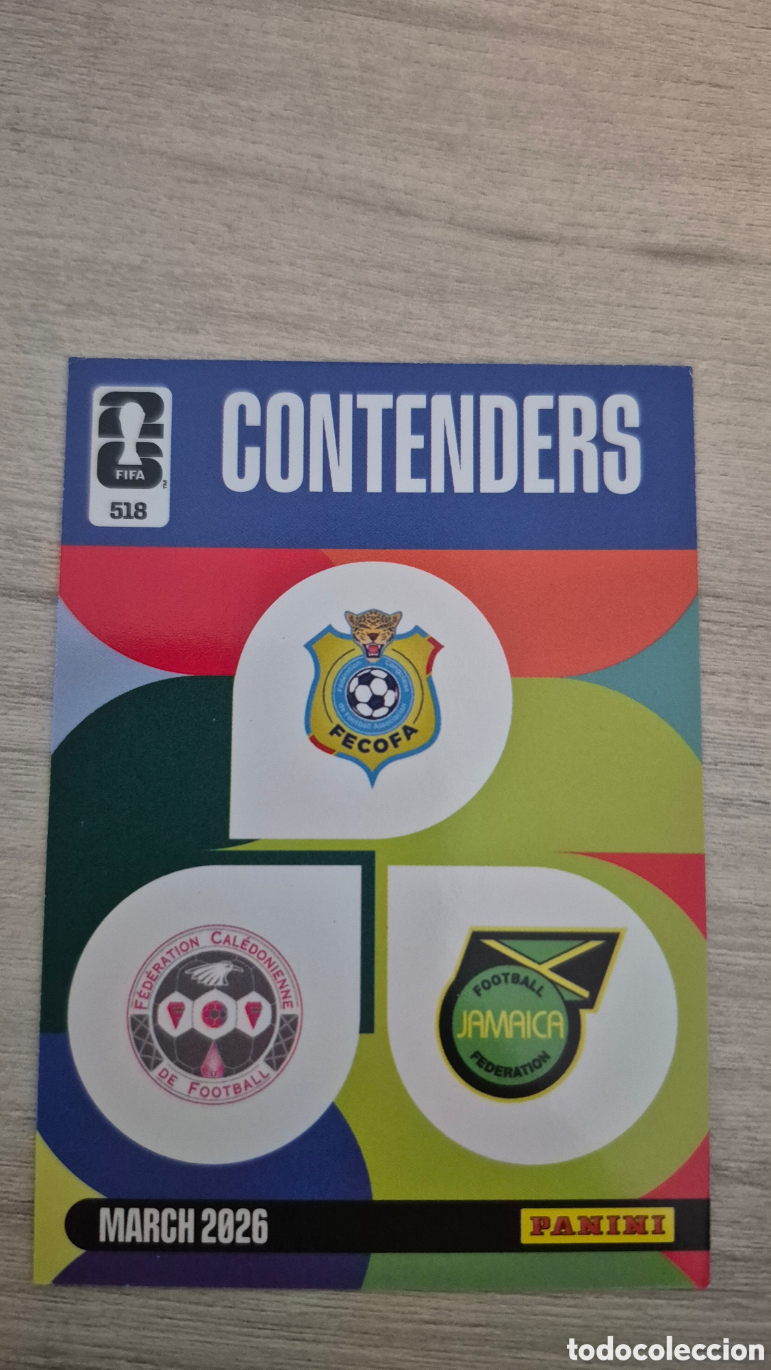 Cromos de f&uacute;tbol: N&deg;518 Contenders NCL-JAM/COD Adrenalyn FIFA World Cup 2026