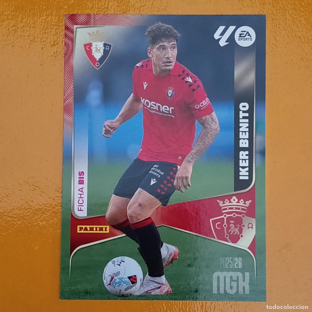 Cromos de f&uacute;tbol: 268 FICHA BIS. IKER BENITO. C. AT OSASUNA. MEGACRACKS 2025-26. PANINI