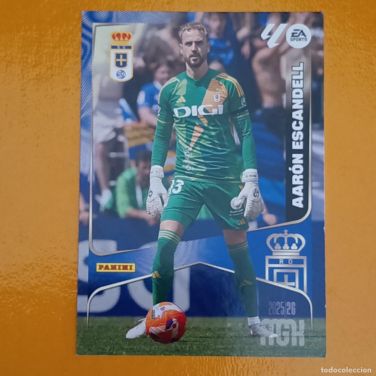 Cromos de f&uacute;tbol: 272 AAR&Oacute;N ESCANDELL. REAL OVIEDO. MEGACRACKS 2025-26. PANINI