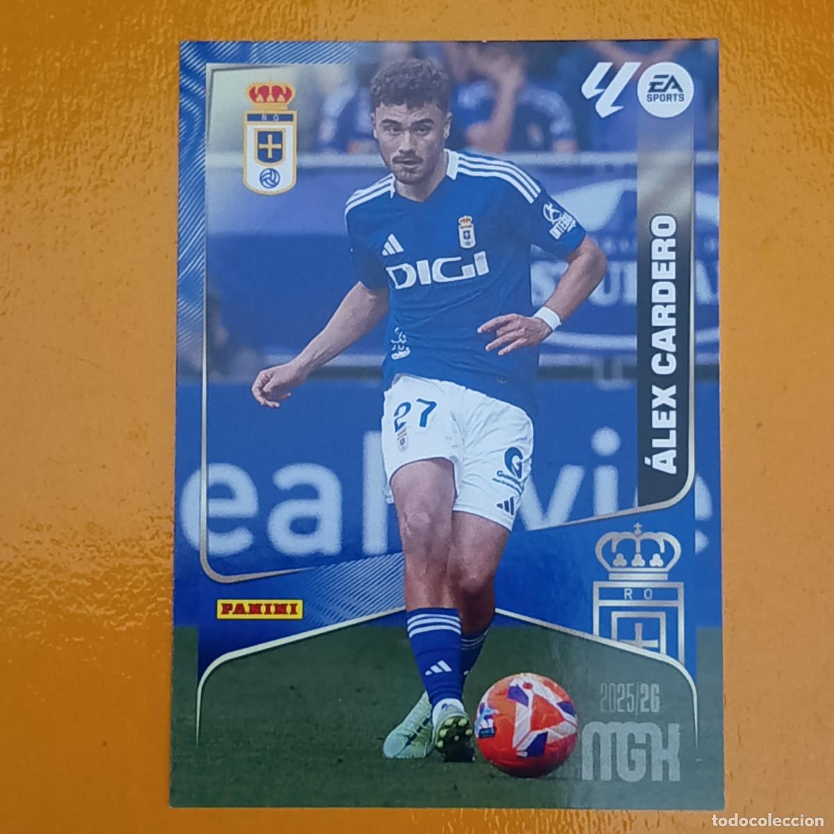 Cromos de f&uacute;tbol: 283 &Aacute;LEX CARDERO. REAL OVIEDO. MEGACRACKS 2025-26. PANINI