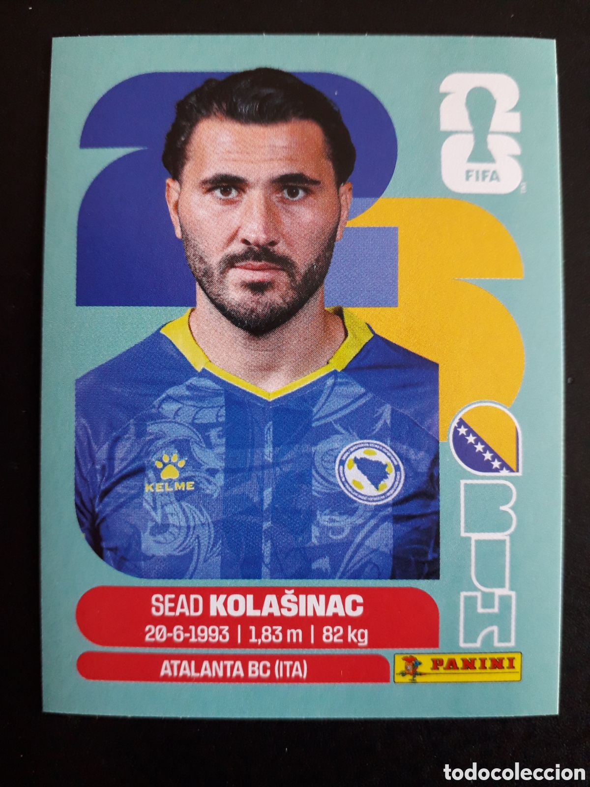 Cromos de f&uacute;tbol: KOLA&Scaron;INAC BOSNIA HERCEGOVINA BIH 4 MUNDIAL F&Uacute;TBOL 2026 FIFA WORLD CUP PANINI PEDIDO M&Iacute;NIMO 3&euro;