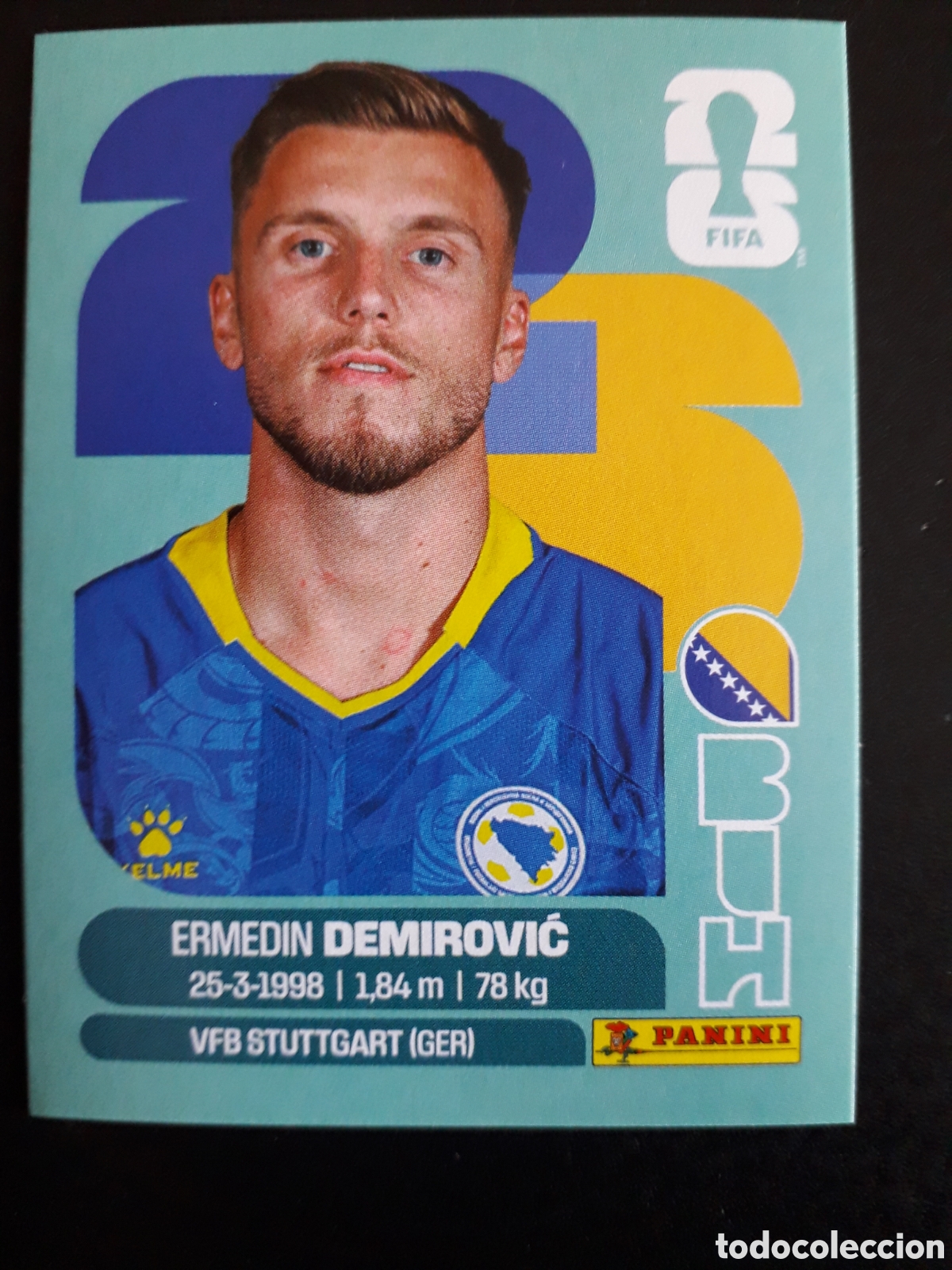 Cromos de f&uacute;tbol: DEMIROVIĆ BOSNIA HERCEGOVINA BIH 17 MUNDIAL F&Uacute;TBOL 2026 FIFA WORLD CUP PANINI PEDIDO M&Iacute;NIMO 3&euro;