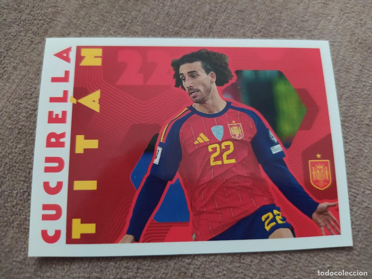 Figurine di Calcio: Pegatina 67 Cucurella Tit&aacute;n Espa&ntilde;a Mundial 2026 Carrefour Panini