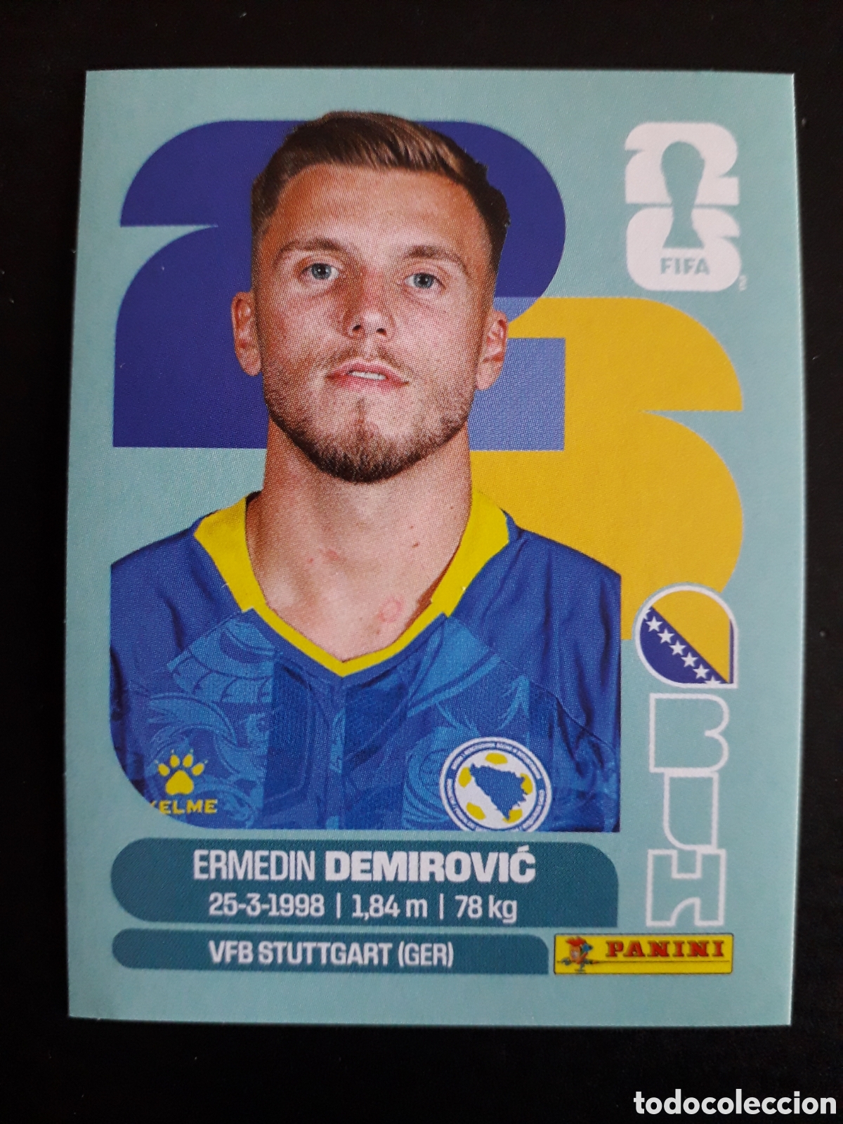 Cromos de f&uacute;tbol: DEMIROVIĆ BOSNIA HERCEGOVINA BIH 17 MUNDIAL F&Uacute;TBOL 2026 FIFA WORLD CUP PANINI PEDIDO M&Iacute;NIMO 3&euro;