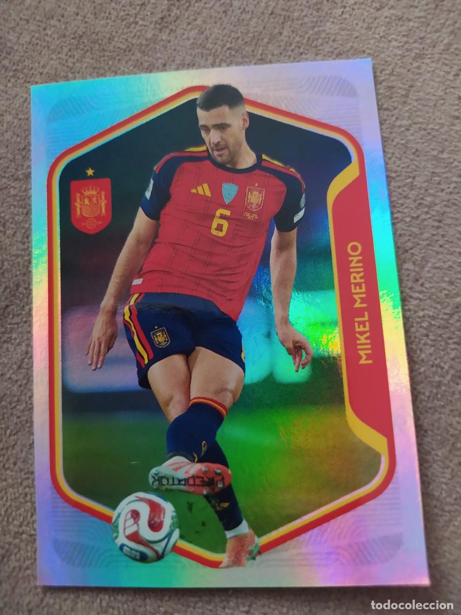 Cromos de f&uacute;tbol: Pegatina 42 Mikel Merino Espa&ntilde;a Selecci&oacute;n Mundial 2026 Carrefour Panini
