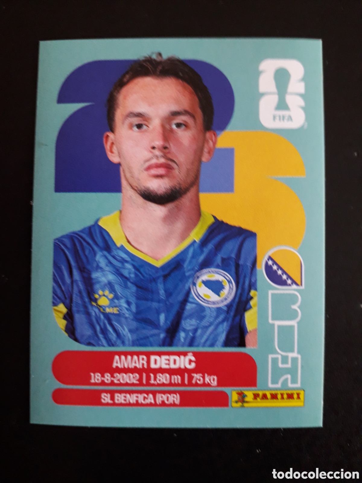 Football Stickers: DEDIĆ BOSNIA HERCEGOVINA BIH 3 MUNDIAL F&Uacute;TBOL 2026 FIFA WORLD CUP PANINI SIN PEGAR PEDIDO M&Iacute;NIMO 3&euro;.