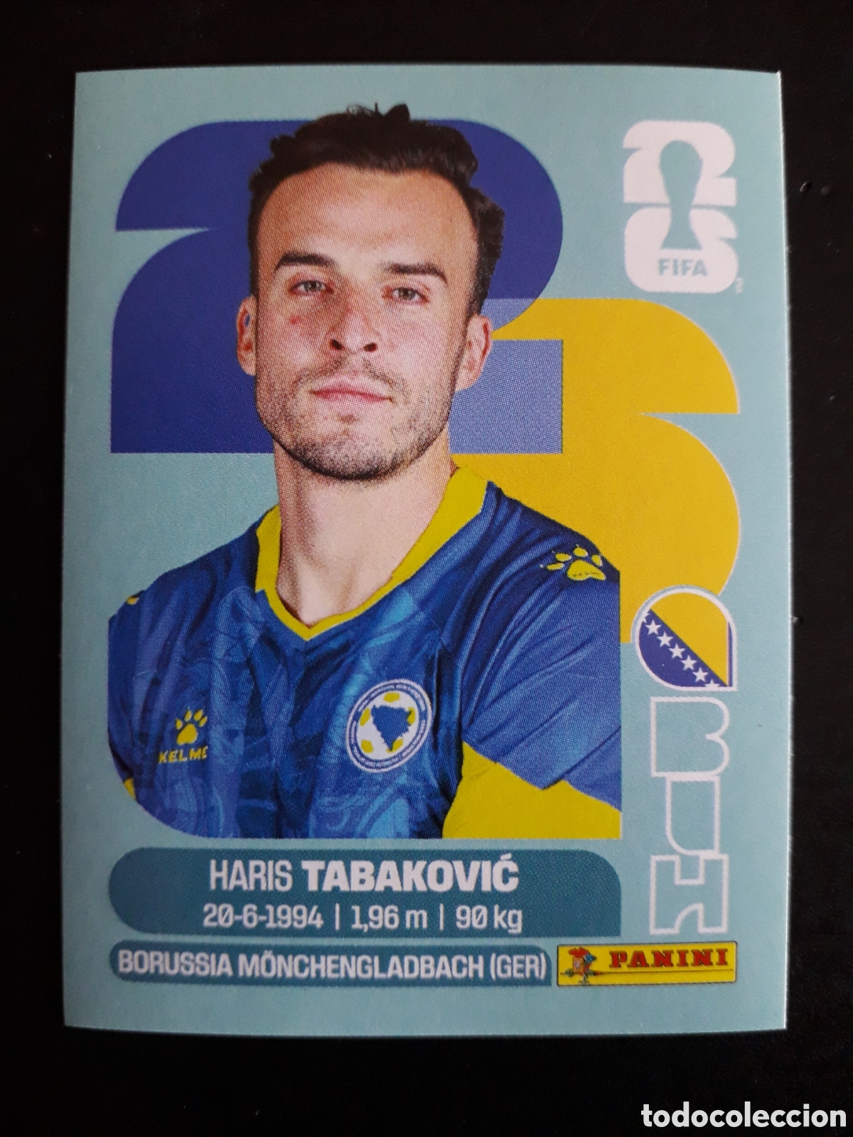 Football Stickers: TABAKOVIC BOSNIA HERCEGOVINA BIH 20 MUNDIAL F&Uacute;TBOL 2026 FIFA WORLD CUP PANINI PEDIDO M&Iacute;NIMO 3&euro;