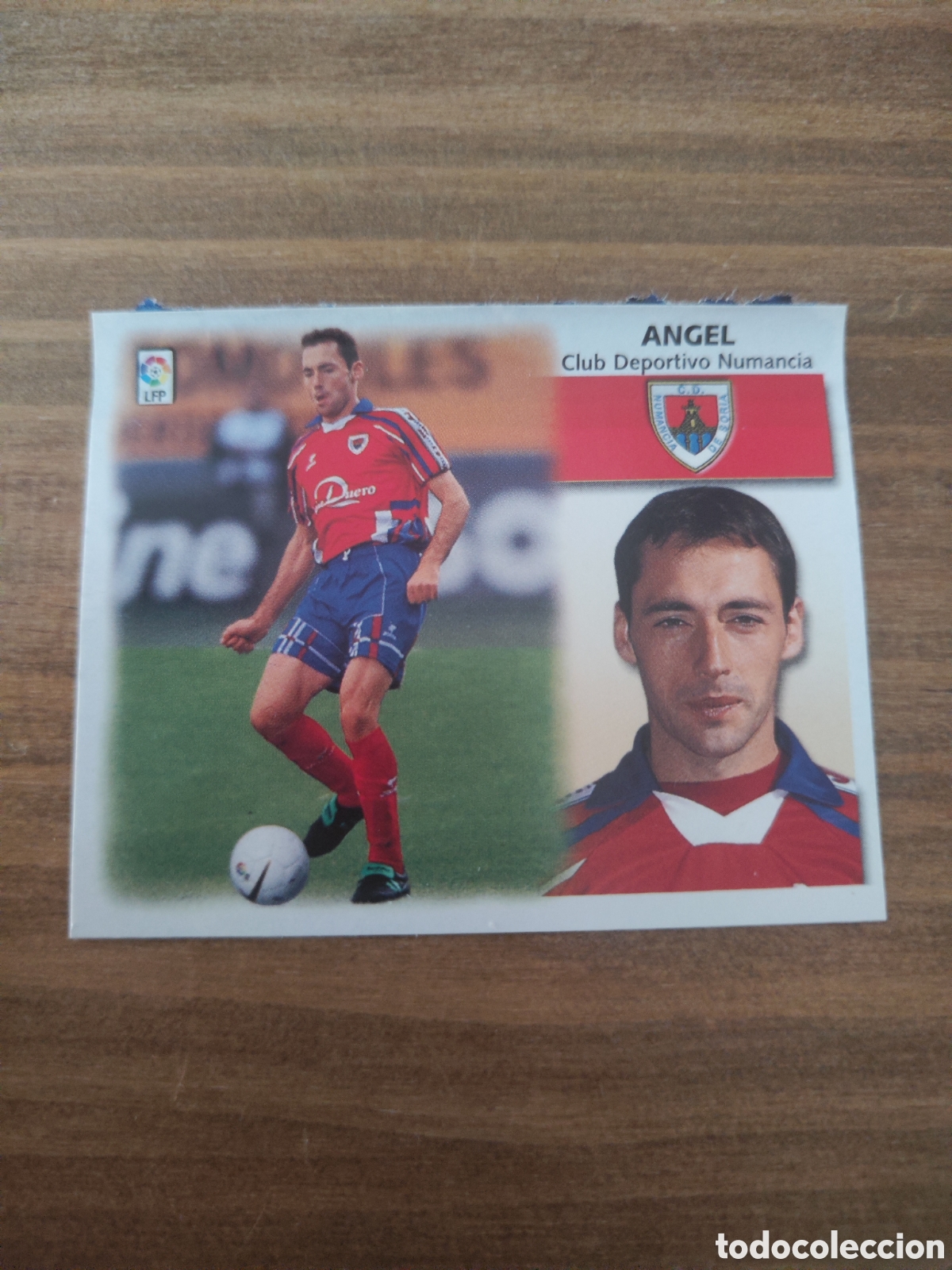 Football Stickers: Este 99 00 Numancia &Aacute;ngel baja en ventanilla