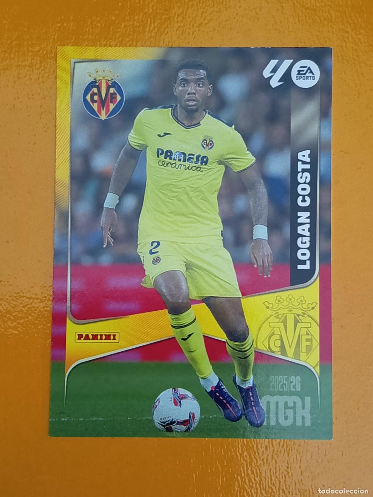 Cromos de f&uacute;tbol: 366 LOGAN COSTA. VILLARREAL C.F. MEGACRACKS 2025-26. PANINI
