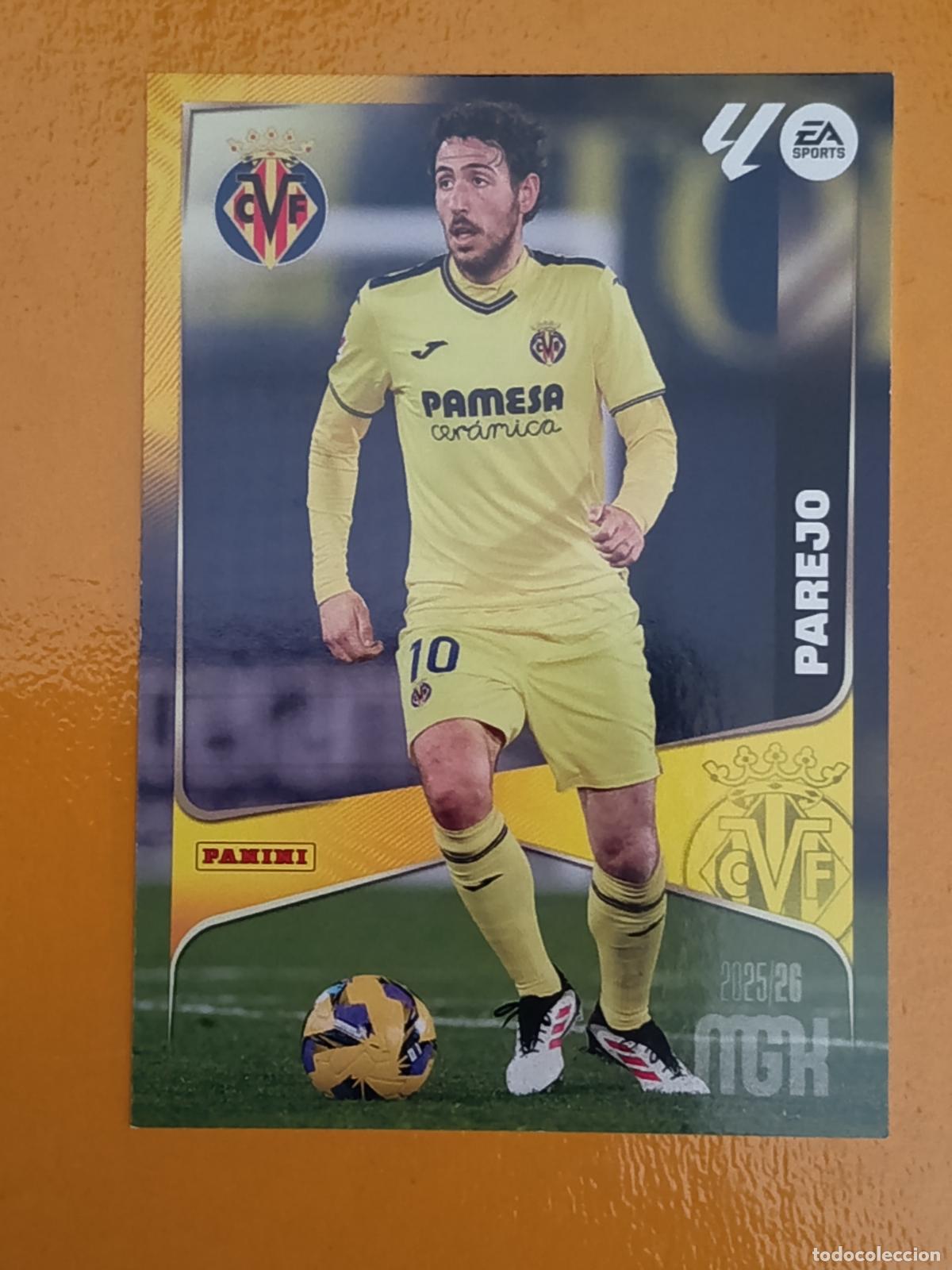 Cromos de f&uacute;tbol: 371 PAREJO. VILLARREAL C.F. MEGACRACKS 2025-26. PANINI