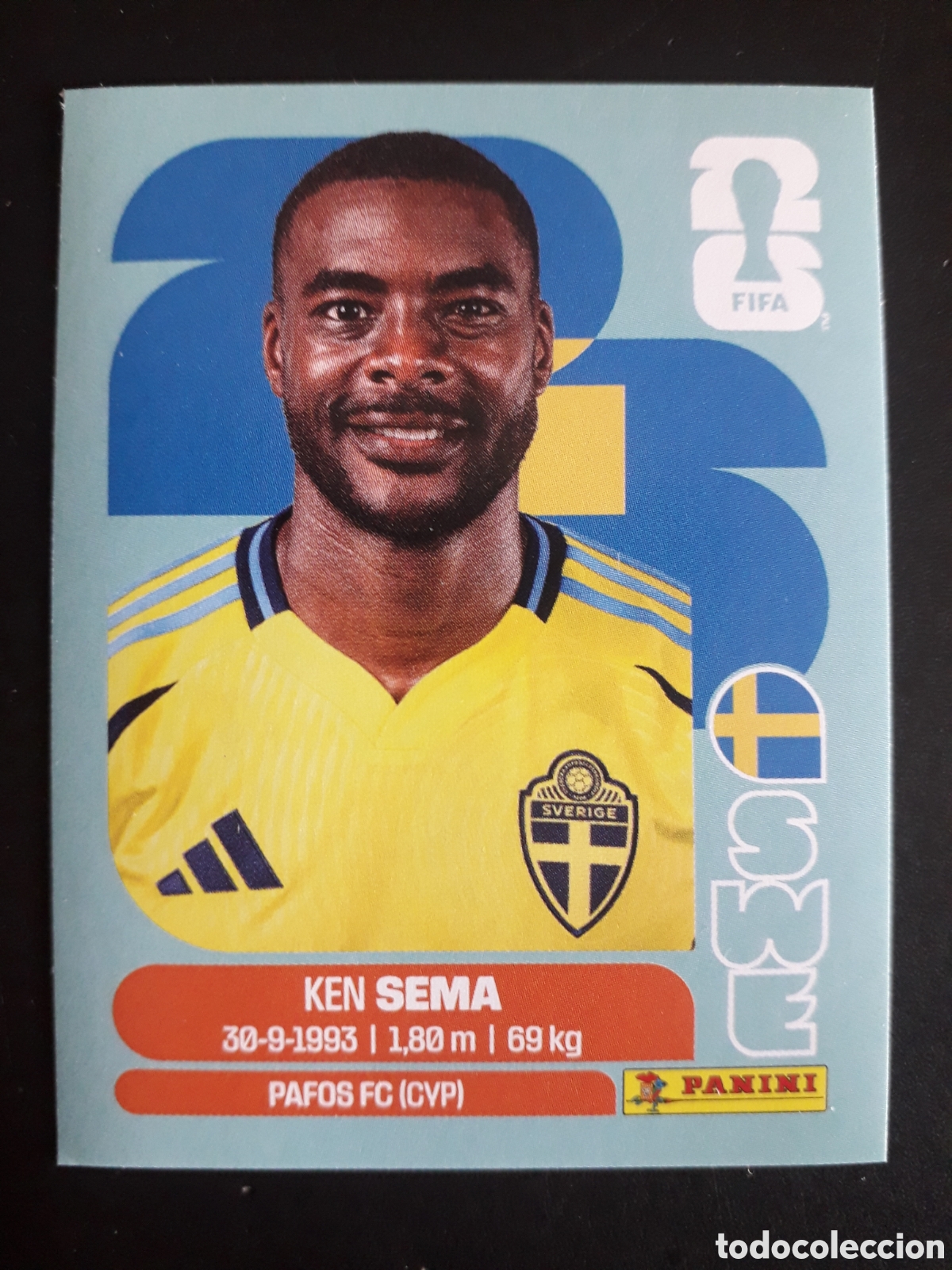 Fu&szlig;ball-Sticker: SEMA SUECIA SWE 15 MUNDIAL F&Uacute;TBOL 2026 FIFA WORLD CUP PANINI SIN PEGAR PEDIDO M&Iacute;NIMO 3&euro;