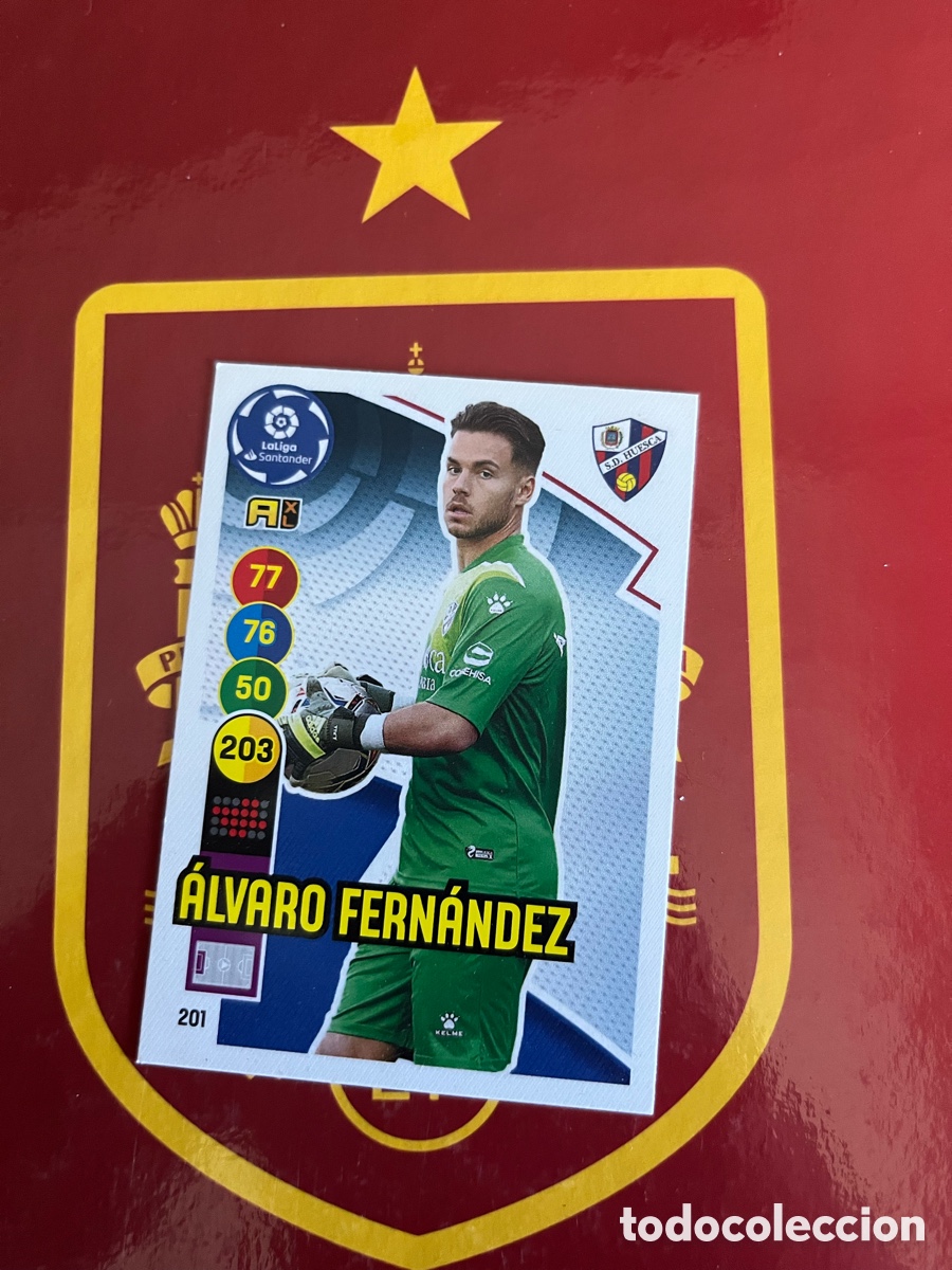 Cromos de Futebol: 201 ALVARO FERN&Aacute;NDEZ ADRENALYN 2020 2021 20 21 HUESCA